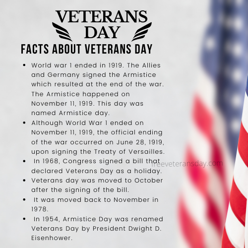 facts about veterans day