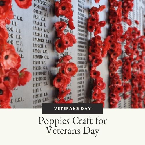 Poppies for Veterans Day Craft
