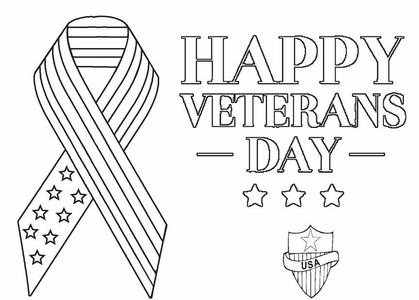 Printable Veterans Day 2024 Coloring Pages for Toddlers Adults
