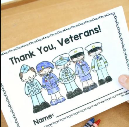 veterans day activities for young kids