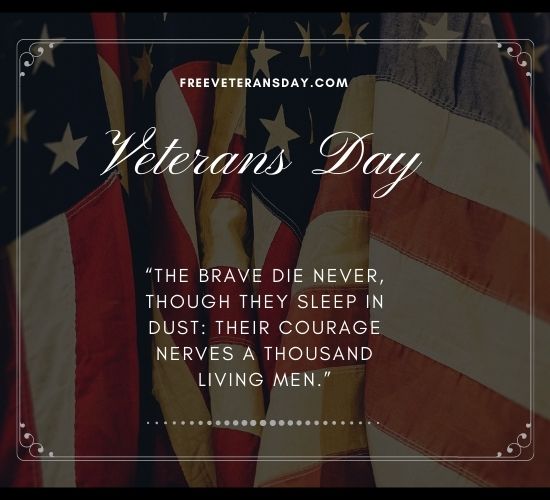 VETERANS DAY INSPIRATIONAL QUOTES