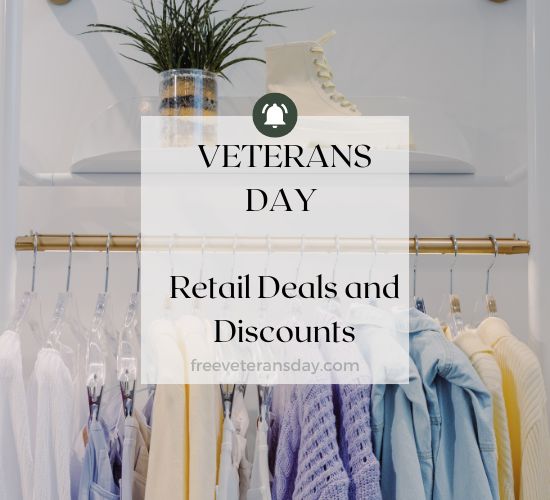 VETERANS DAY Retail Deals and Discounts